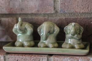 “Elephant Life Lessons” Charming Elephant Figurines