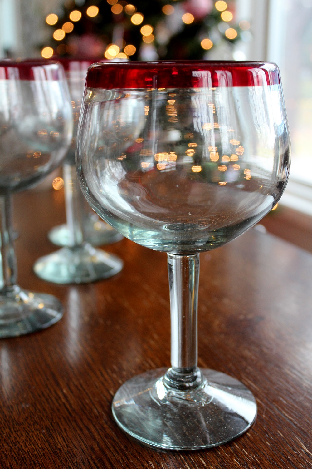 Hand Blown Wine Glasses
