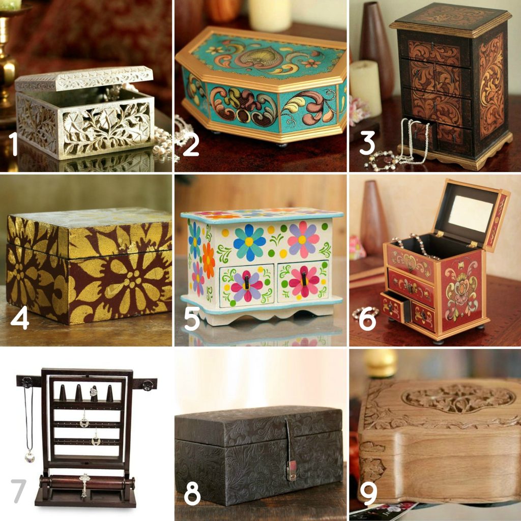 NOVICA jewelry boxes