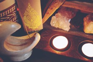 Sacred Space: Tealights and Incense