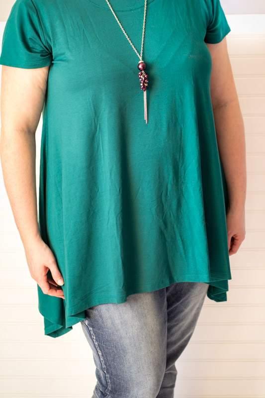 green tunic