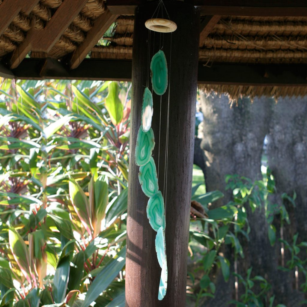  Feng Shui Agate Mobile Wind Chimes, 'Forest Mysteries' Artisan-made NOVICA