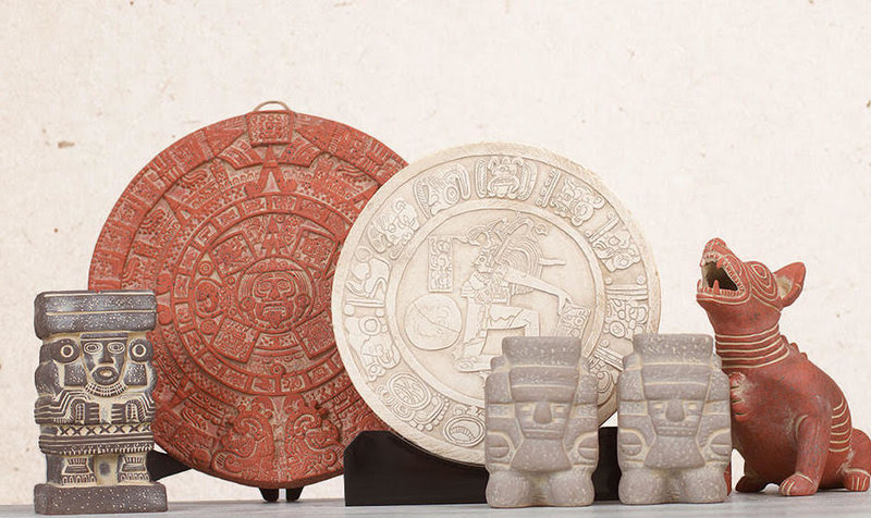 Aztec and Maya Sculptures