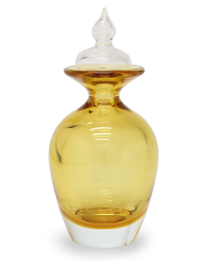 Murano Inspired handblown decorative bottle Murano Inspired Blown Glass