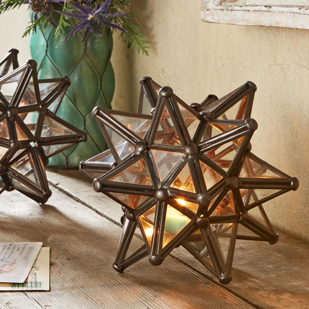 Star of Mexico Mexican Star Tealight Candle Holder lamps and lighting