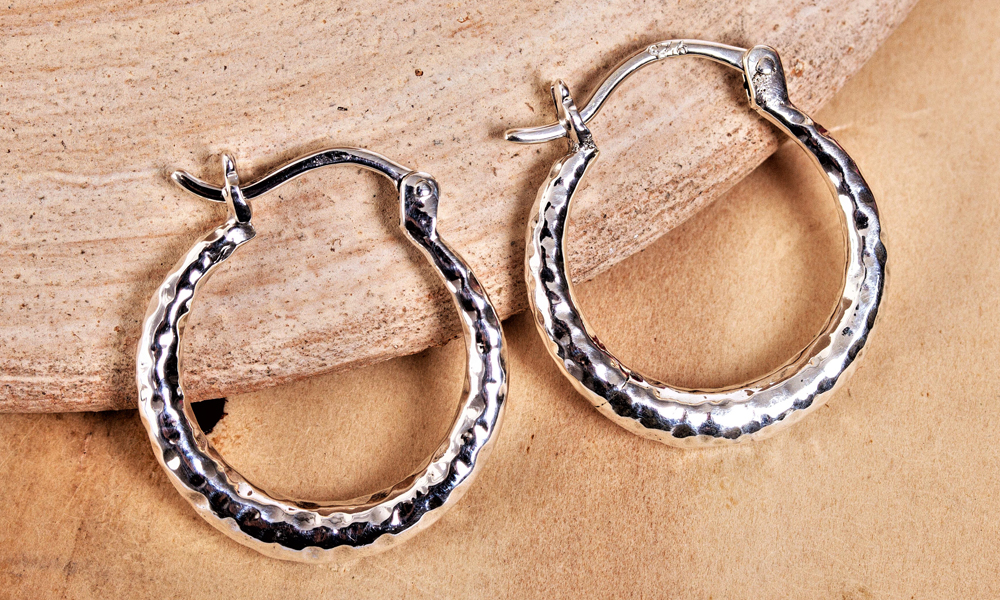 Artesanas Campesinas Tiny Stone Earrings Made in Mexico Fair Trade NEW e2013 