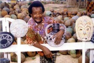 How a Ghanaian ceramicist and jewelry-maker, Samuel Lovi,